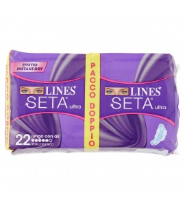 Lines Seta Assorbenti ultra lunghi con ali