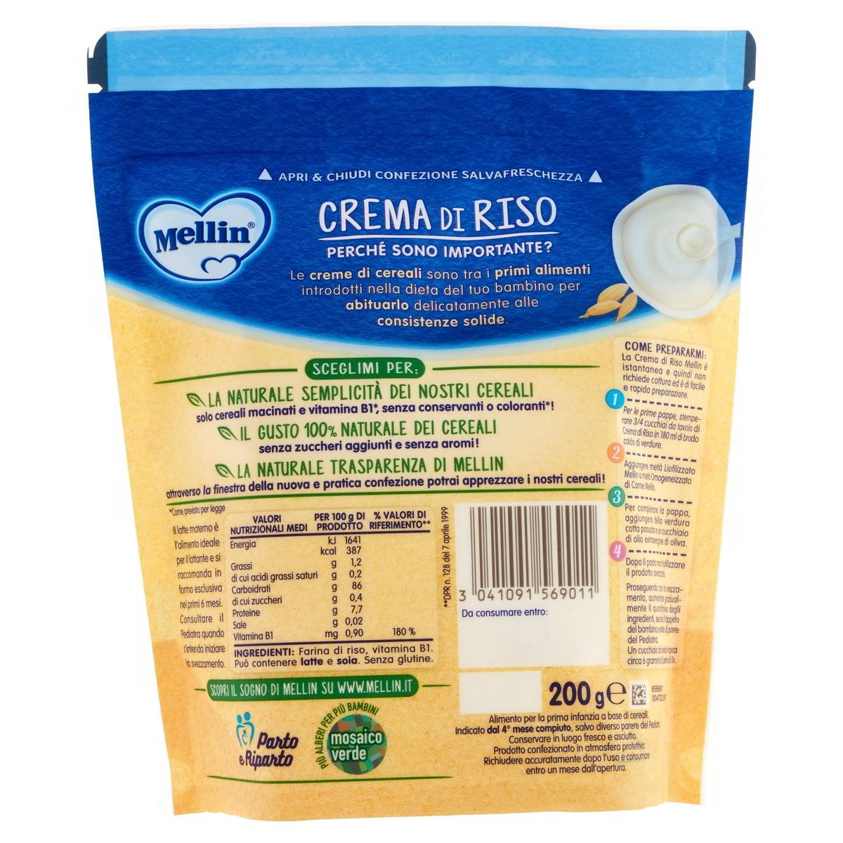 Mellin Crema di riso