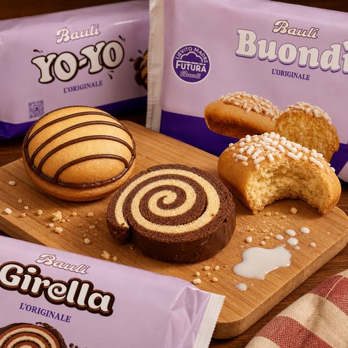 Bauli: Buondì, Girella und Croissants für das italienische Frühstück